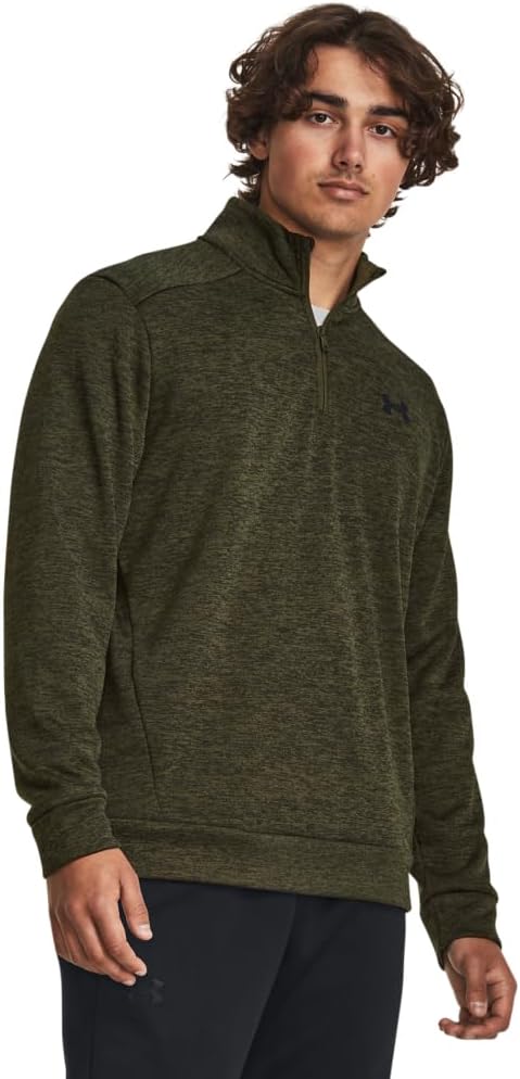 Under Armour mens Armour Fleece Twist Quarter Zip for Comfort