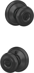 Schlage F51A GEO 622 Georgian Door Knob for Keyed Entry Security