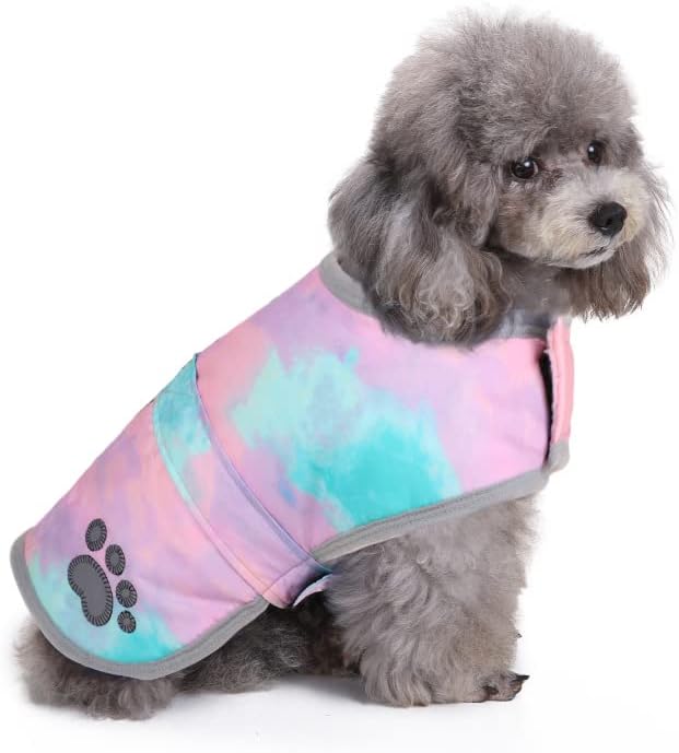 Queenmore Dog Winter Coat: Waterproof Reflective Fleece Jacket