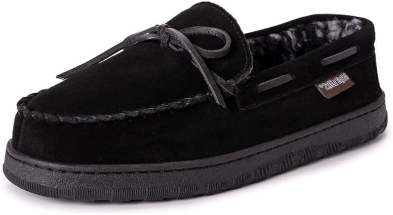 MUK LUKS Men's Paul Slipper with Faux Fur Comfort and Style