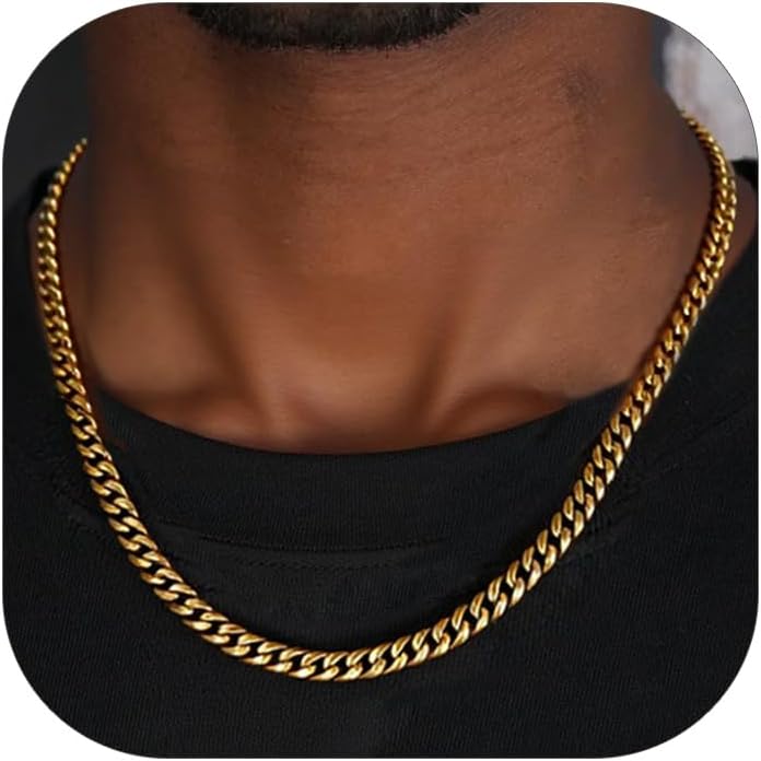 ChainsHouse Miami Cuban Link Chain Necklace for Men
