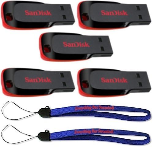 SanDisk Cruzer Blade 32GB USB 2.0 Flash Drive Five Pack Deal