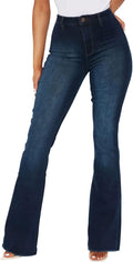 Classic Flared High Waisted Bell Bottom Jeans for Women