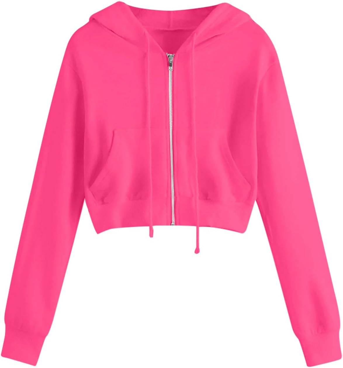 Stylish Y2K Cropped Hoodie - Teen Girl's Must-Have!