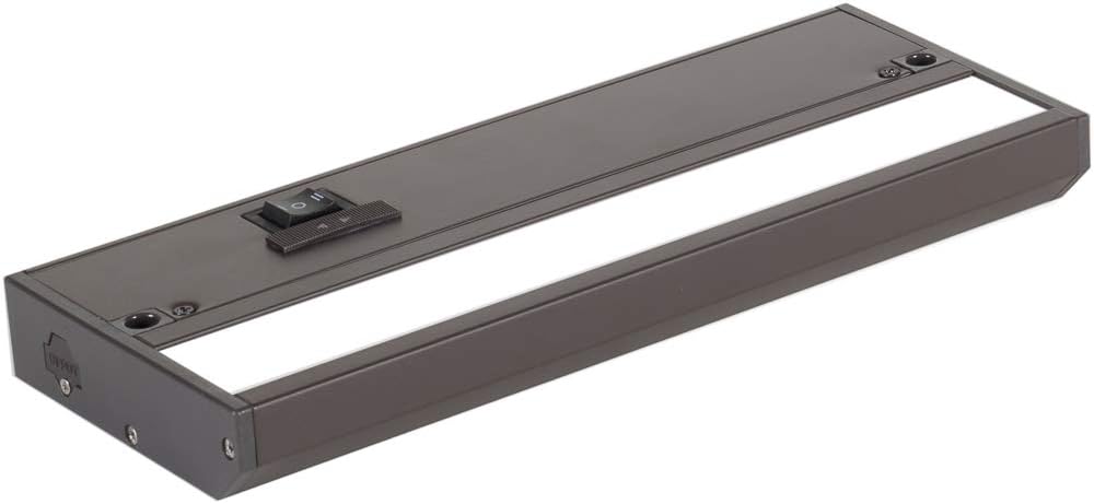 LED Under Cabinet Lighting Hardwired - 3CCT 9 Inch Bronze Finish