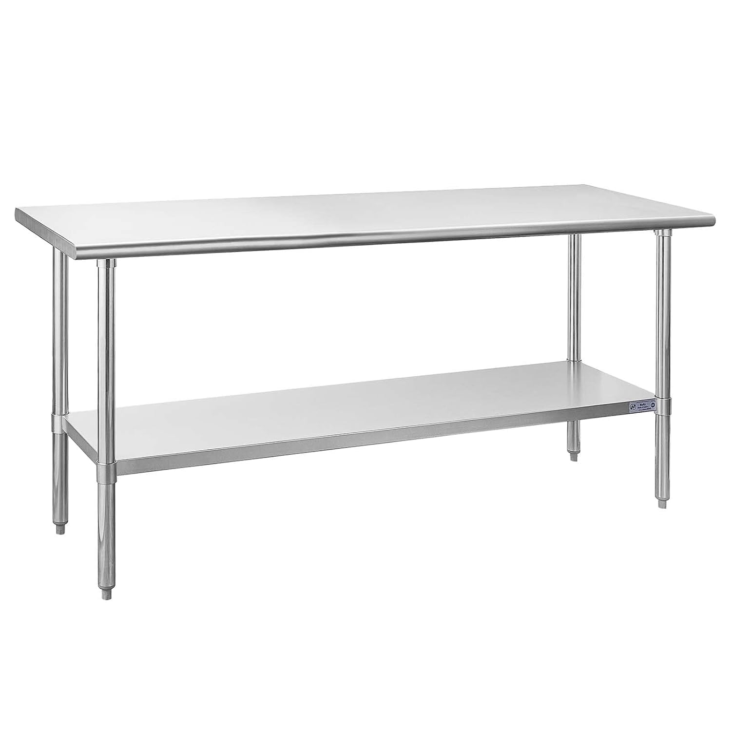 Hally Stainless Steel Table for Prep & Work - Heavy Duty 24 x 72 in