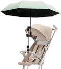 Stroller Umbrella for Sun Protection - 360 Adjustable Clamp Umbrella