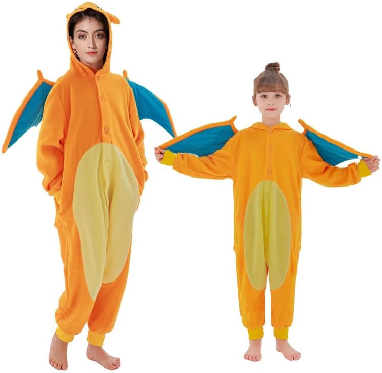 Cartoon Anime Onesie Pajamas Romper for Kids and Adults Cosplay