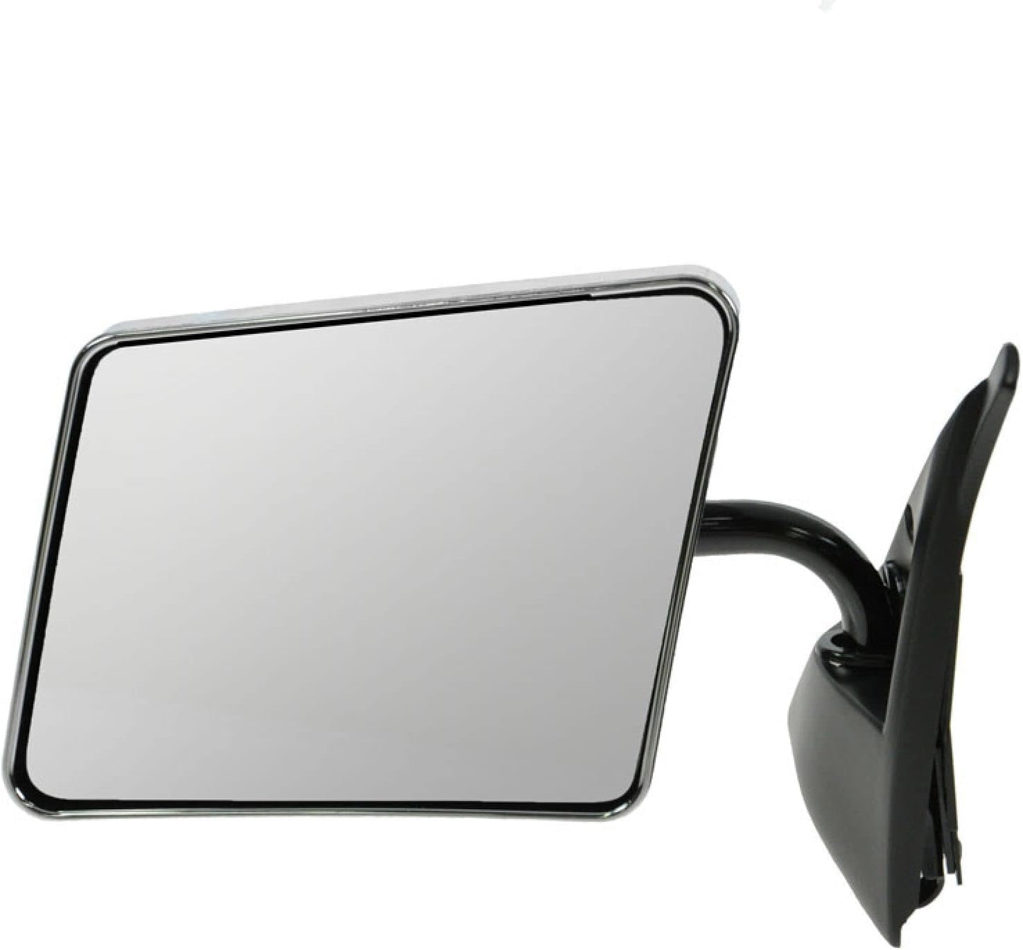 TRQ Left Mirror with Chrome Cover for 82-94 Chevrolet GMC