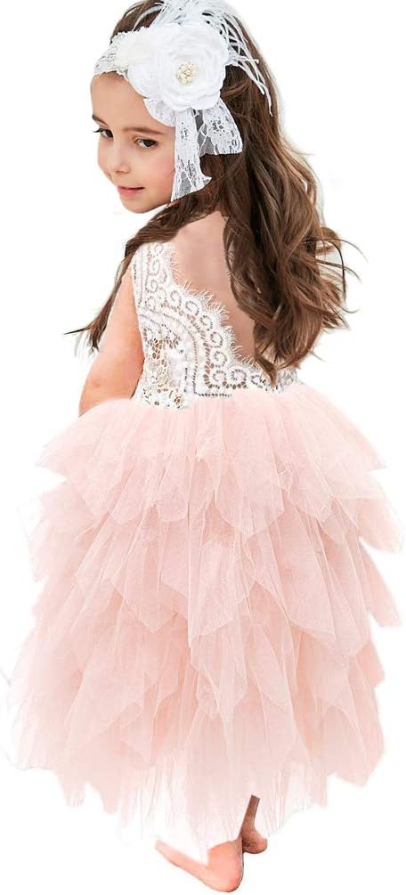 Topmaker Backless A-line Lace Back Flower Girl Dress Review