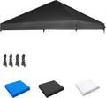 10x10 Canopy Replacement Top for Straight Leg Frame - Waterproof Black