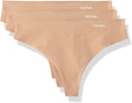Calvin Klein Invisibles Seamless Thong Panties 7 Pack - Bare Feel