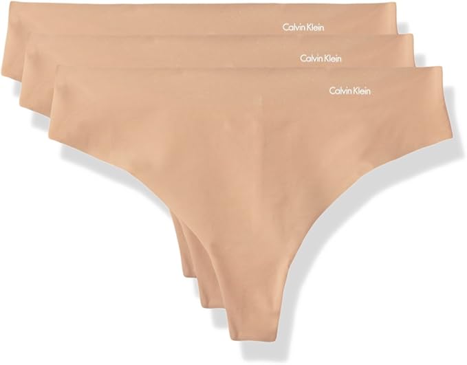 Calvin Klein Women's Invisibles Seamless Thong Panties, 7 Pack Review