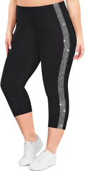 Plus Size Capri Leggings for Women High Waist - Comfy, Squat Proof Fit