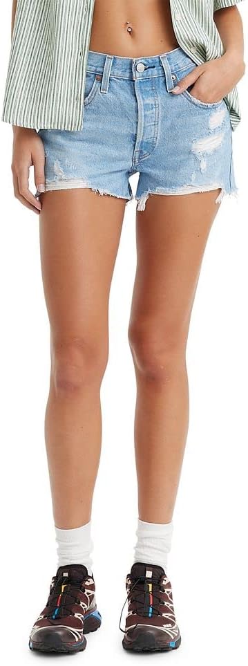 Levi's Women's 501 Original Shorts - High Rise & Slim Fit