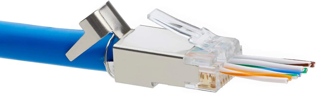 trueCABLE Cat6/6A RJ45 Pass Through Plugs for Easy Installation