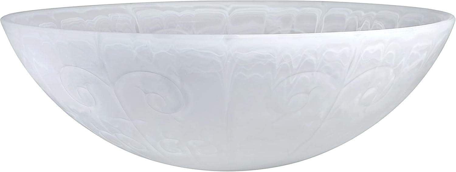 Frosted Shade for Medium Base Socket Torchiere and Pendant