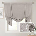 Balloon Shade for Living Room Privacy Curtain 42in x 45in - Heather