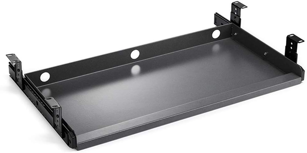 SKYZONAL Heavy-Duty Metal Keyboard Tray - Efficient Space Saver