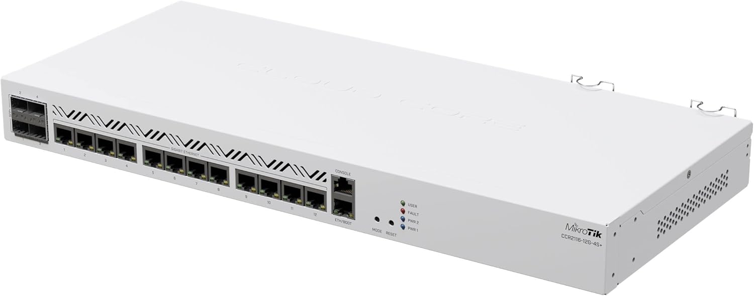 Mikrotik CCR2116-12G-4S+ Cloud Core Router with 16GB RAM