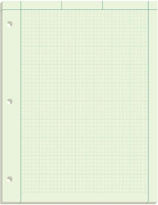 TOPS Engineering Computation Pad - 100 Sheets for Precise Graphing!
