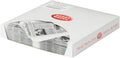 12x12 in White Flat Deli Paper with Newsprint - Durable Wrap Sheets