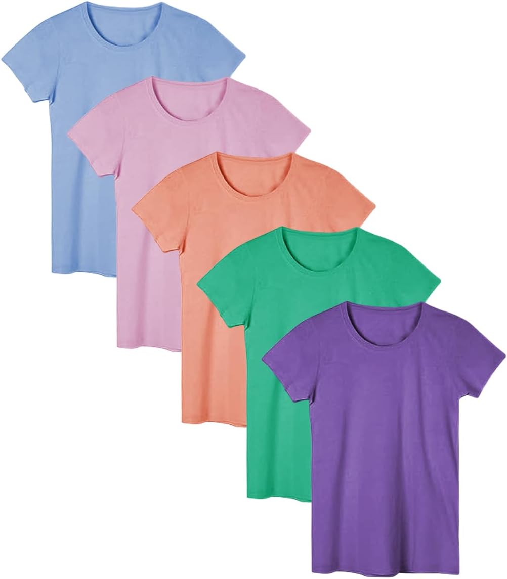 Sexy Basics Women's Cotton Stretch Color T Shirts Review