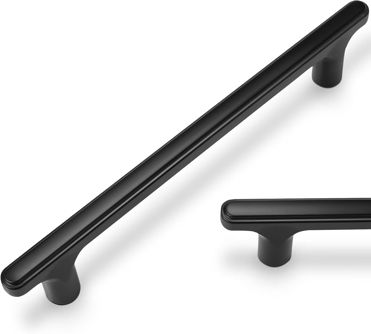 5 Inch Matte Black Kitchen Cabinet Pulls for Modern Homes