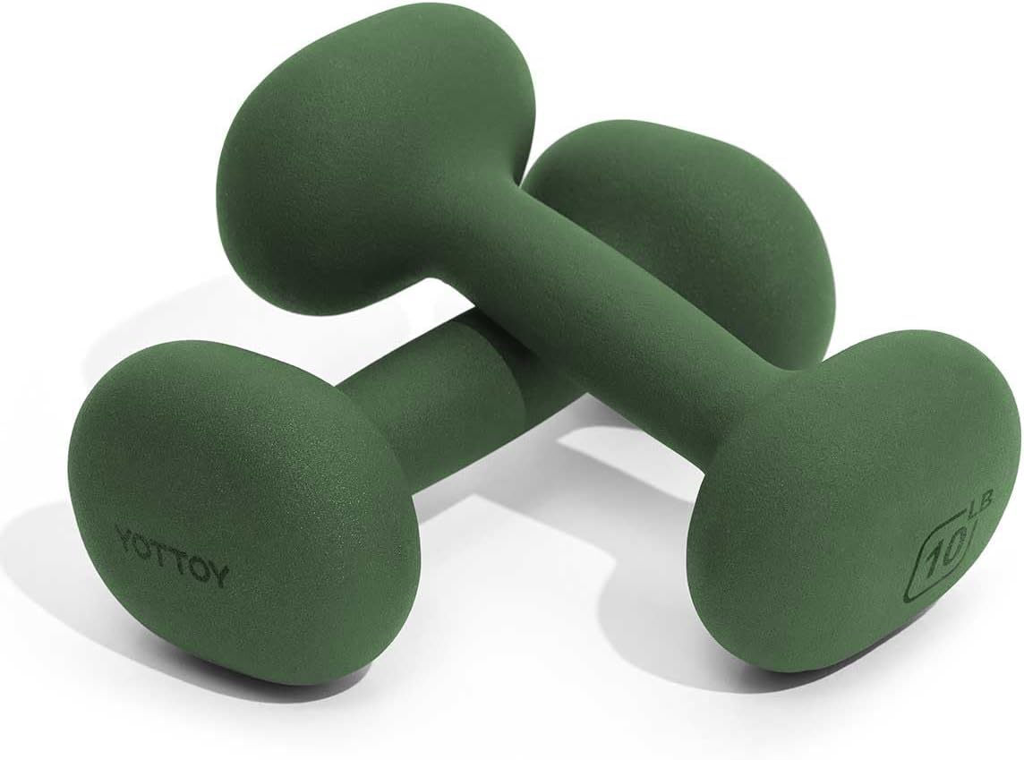 YOTTOY Weights Dumbbells Set for Women, 2-15 Pound Options