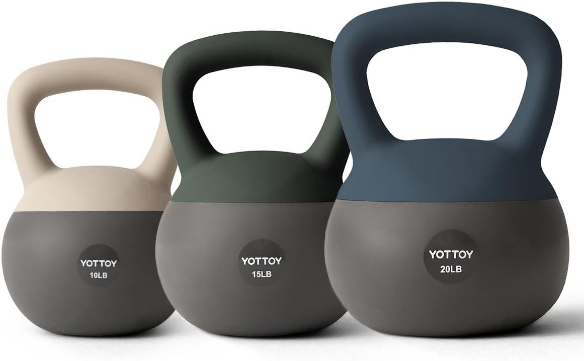 YOTTOY Soft Kettlebell Set for Strength Training and Workouts