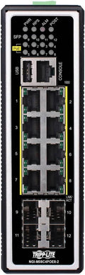 Managed PoE+ Gigabit Ethernet Switch - Industrial 8-Port Managed PoE