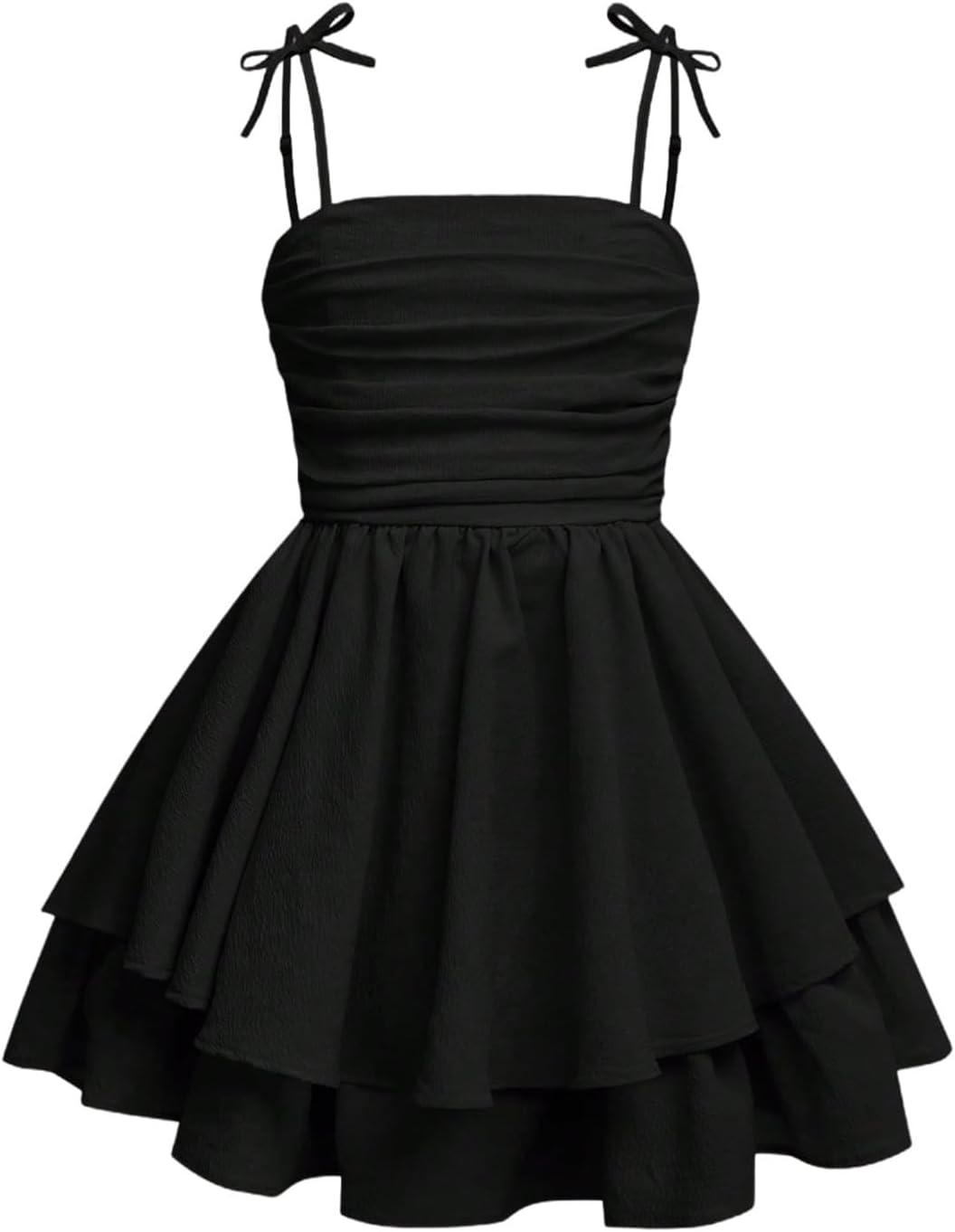 Girl's Flowy Cami Dress with Ruffles for Summer Fun