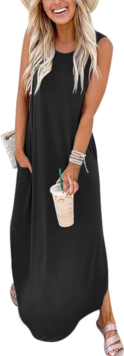 Women Summer Maxi Dress for Beach Vacation and Casual Wear