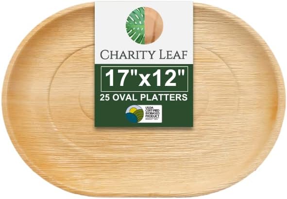 Disposable Palm Leaf Trays for Eco-Friendly Events and Catering