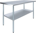 AmGood 30 in. x 60 in. Stainless Steel Work Table for Kitchens