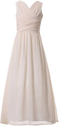 Happy Rose Juniors Long Bridesmaid Dress for Any Occasion