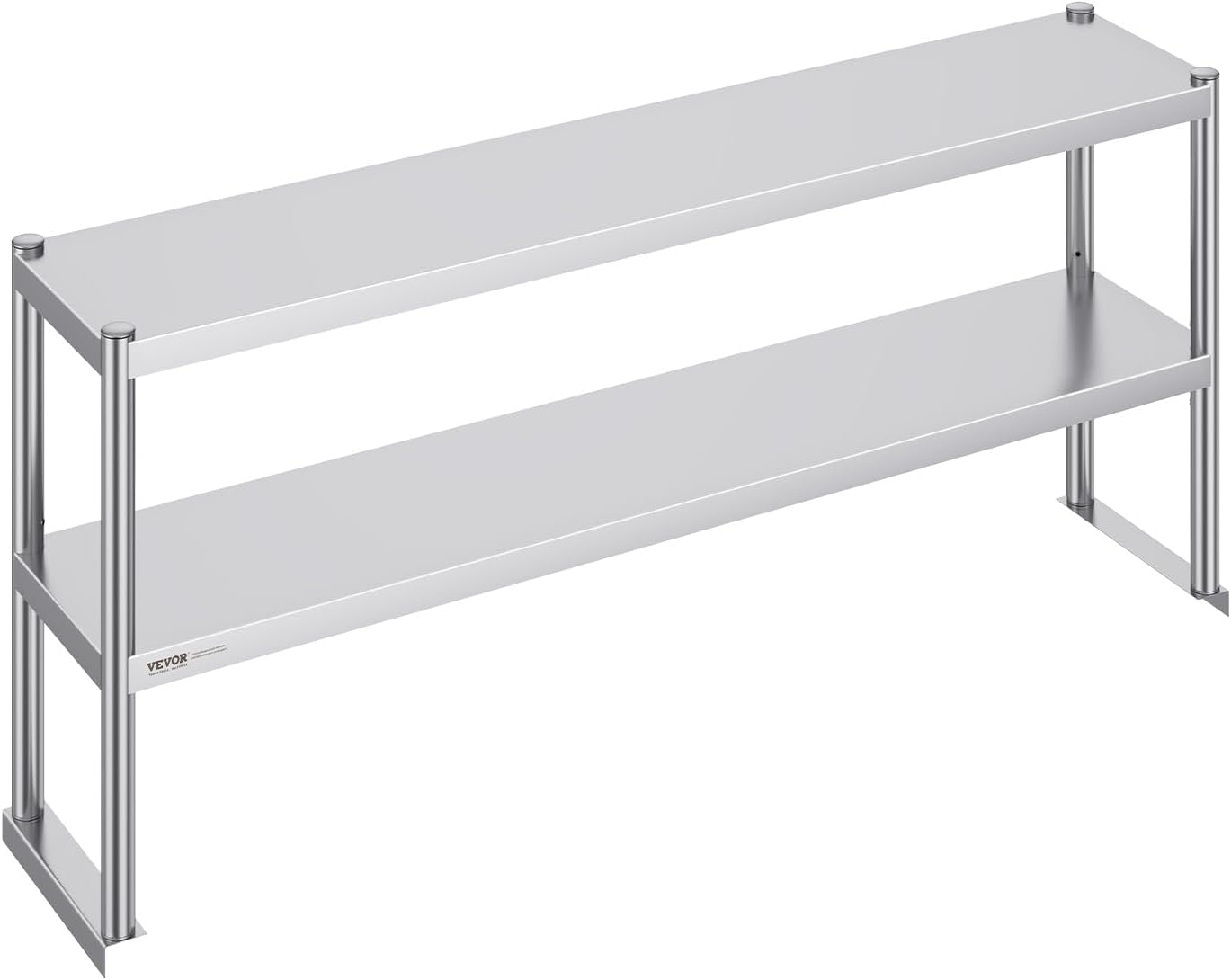 VEVOR Stainless Steel Overshelf for Kitchen and Workshop Use