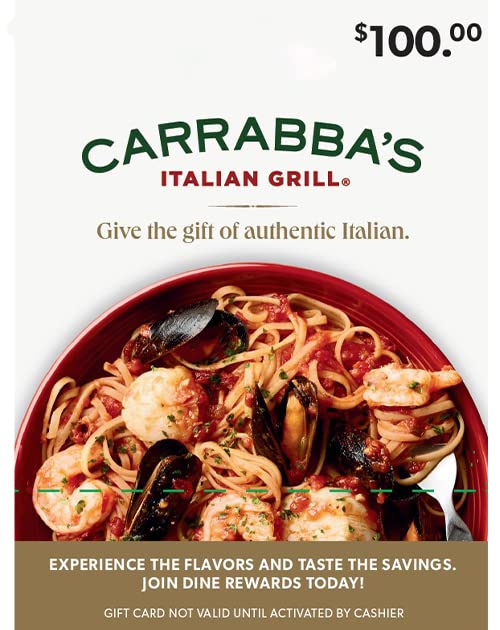 Carrabba's Italian Grill Gift Card for Delicious Dining Experience
