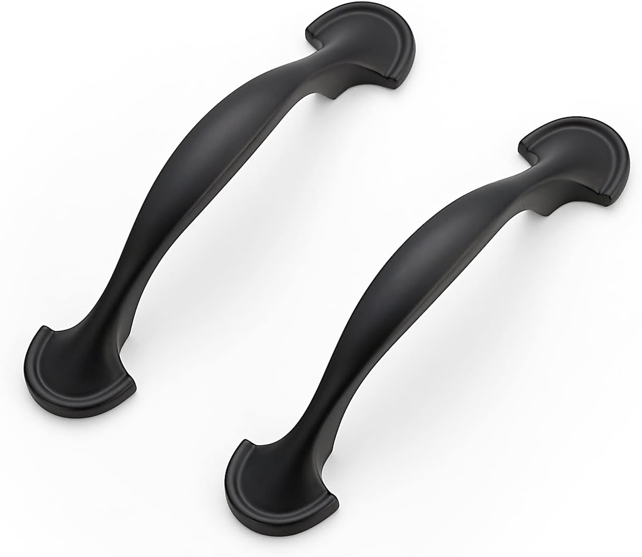 Ravinte 30 Pack Solid 3 Inch Rounded Foot Arch Kitchen Handles