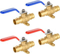 EFIELD 3/4-in Pex A Expansion Brass Ball Valve Pack of 4 - Durable