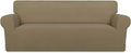 PureFit Super Stretch Sofa Slipcover for Kids and Pets, Tan