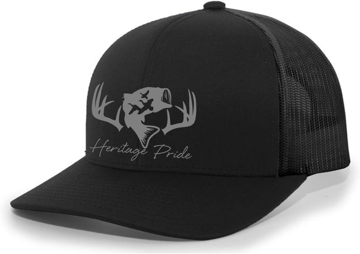 Embroidered Mesh Back Trucker Hat - Heritage Pride
