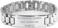 I'm a Driver Ladder Bracelet - Engraved Stainless Steel Gift