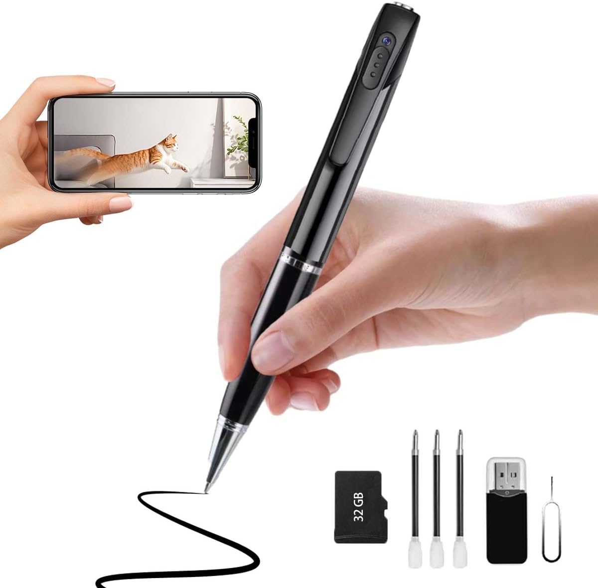 1080P Camera Pen for Portable Security and Easy Use