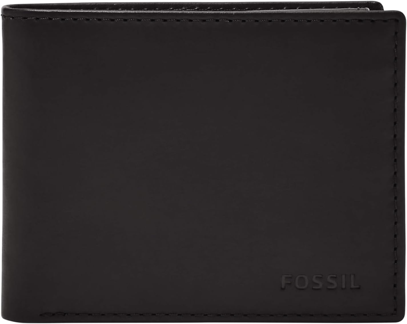Fossil Derrick Leather RFID-Blocking Bifold Wallet for Men