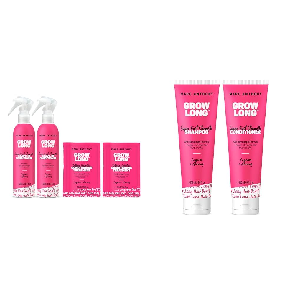 Marc Anthony Grow Long Leave-In Conditioner & Hair Mask Bundle