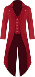Runcati Steampunk Jacket for Men Inspired by Victorian Fashion