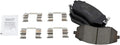 TRQ Front Brake Pads Ceramic Compatible with Subaru Models - Reliable