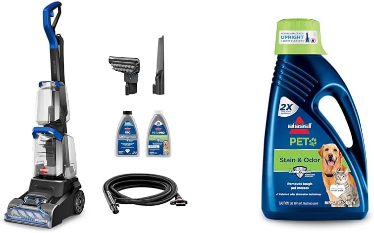 BISSELL TurboClean PET Carpet Cleaner Bundle for Pet Owners