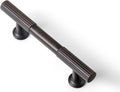 Goo-Ki Oil Rubbed Bronze Cabinet Handles 3in Hole Center - 6 Pack